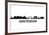 Skyline Amsterdam-unkreatives-Framed Premium Giclee Print