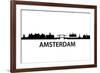 Skyline Amsterdam-unkreatives-Framed Premium Giclee Print