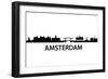 Skyline Amsterdam-unkreatives-Framed Art Print