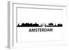 Skyline Amsterdam-unkreatives-Framed Art Print