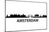 Skyline Amsterdam-unkreatives-Mounted Art Print