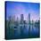 Skyline and boats on Dubai Marina-Murat Taner-Stretched Canvas