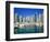 Skyline and boats on Dubai Marina-Murat Taner-Framed Photographic Print