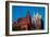 Skyline and church on Grand Avenue, St. Louis, Mo.-null-Framed Photographic Print