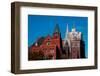 Skyline and church on Grand Avenue, St. Louis, Mo.-null-Framed Photographic Print