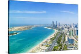 Skyline and Corniche, Al Markaziyah District, Abu Dhabi, United Arab Emirates, Middle East-Fraser Hall-Stretched Canvas
