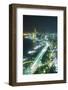 Skyline and Corniche, Al Markaziyah District by Night, Abu Dhabi, United Arab Emirates, Middle East-Fraser Hall-Framed Photographic Print