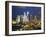 Skyline and Financial District at Dusk, Singapore, Southeast Asia, Asia-Gavin Hellier-Framed Photographic Print