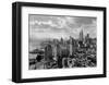 Skyline and Harbor, New York City, c.1931-null-Framed Art Print