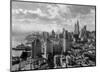 Skyline and Harbor, New York City, c.1931-null-Mounted Art Print