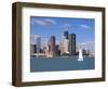 Skyline and Lake Michigan, Chicago, Illinois, USA-Alan Klehr-Framed Photographic Print