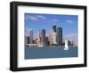 Skyline and Lake Michigan, Chicago, Illinois, USA-Alan Klehr-Framed Photographic Print