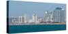 Skyline and Mediterranean Sea, Tel Aviv, Israel-null-Stretched Canvas