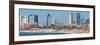 Skyline and Mediterranean Sea, Tel Aviv, Israel-null-Framed Photographic Print