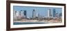 Skyline and Mediterranean Sea, Tel Aviv, Israel-null-Framed Photographic Print