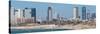 Skyline and Mediterranean Sea, Tel Aviv, Israel-null-Stretched Canvas