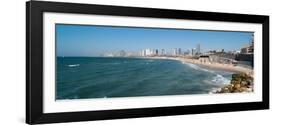 Skyline and Mediterranean Sea, Tel Aviv, Israel-null-Framed Photographic Print