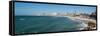 Skyline and Mediterranean Sea, Tel Aviv, Israel-null-Framed Stretched Canvas