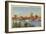 Skyline and Ohio River, Cincinnati, Ohio-null-Framed Art Print