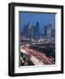 Skyline and Stemmons Freeway, Dallas, Texas, USA-Walter Bibikow-Framed Photographic Print