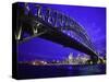Skyline and the Harbor Bridge, Sydney, Australia-Bill Bachmann-Stretched Canvas