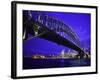 Skyline and the Harbor Bridge, Sydney, Australia-Bill Bachmann-Framed Photographic Print