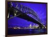 Skyline and the Harbor Bridge, Sydney, Australia-Bill Bachmann-Framed Photographic Print