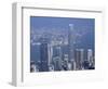 Skyline and Victoria Harbour, Hong Kong, China-Amanda Hall-Framed Photographic Print