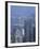 Skyline and Victoria Harbour, Hong Kong, China-Amanda Hall-Framed Photographic Print