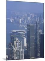 Skyline and Victoria Harbour, Hong Kong, China-Amanda Hall-Mounted Photographic Print