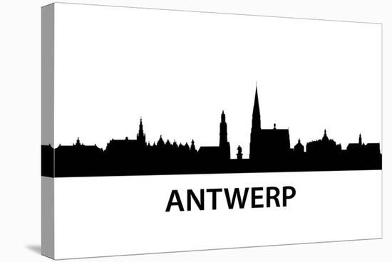 Skyline Antwerp-unkreatives-Stretched Canvas