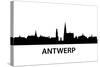 Skyline Antwerp-unkreatives-Stretched Canvas