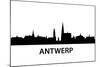 Skyline Antwerp-unkreatives-Mounted Art Print
