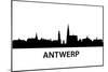 Skyline Antwerp-unkreatives-Mounted Art Print