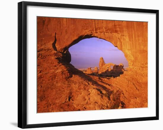 Skyline Arch, Arches National Park, Utah, USA-Charles Gurche-Framed Photographic Print