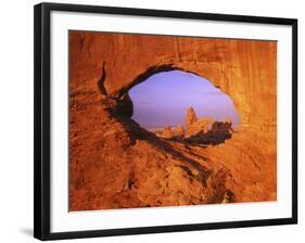 Skyline Arch, Arches National Park, Utah, USA-Charles Gurche-Framed Photographic Print