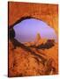 Skyline Arch, Arches National Park, Utah, USA-Charles Gurche-Stretched Canvas