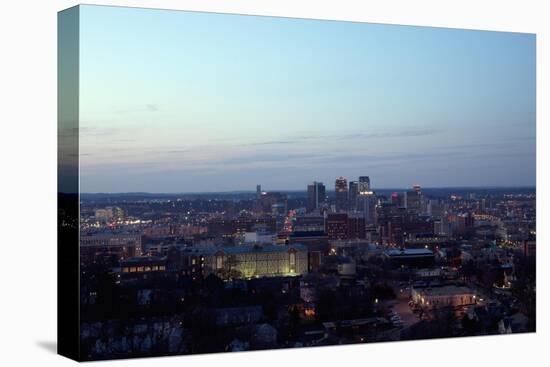 Skyline At Dusk, Birmingham, Alabama-Carol Highsmith-Stretched Canvas