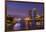 Skyline at dusk, Grand Rapids, Michigan, USA-Randa Bishop-Framed Photographic Print