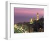 Skyline at Dusk, Menton, Alpes Maritimes, French Riviera, France-Sergio Pitamitz-Framed Photographic Print