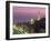 Skyline at Dusk, Menton, Alpes Maritimes, French Riviera, France-Sergio Pitamitz-Framed Photographic Print