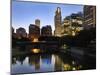 Skyline at Dusk, Omaha, Nebraska-Gayle Harper-Mounted Photographic Print