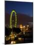 Skyline at Dusk with the London Eye and Big Ben, London, England, United Kingdom, Europe-Charles Bowman-Mounted Photographic Print