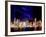 Skyline at Night Reflected in Victoria Harbour, Kowloon, Hong Kong-Russell Gordon-Framed Photographic Print