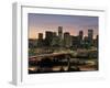 Skyline at Sunrise, Denver, CO-Tom Dietrich-Framed Premium Photographic Print