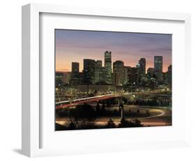 Skyline at Sunrise, Denver, CO-Tom Dietrich-Framed Photographic Print