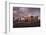 Skyline at sunset, Calgary, Alberta, Canada, North America-JIA HE-Framed Photographic Print