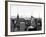 Skyline at Sunset, Empire State Building, Manhattan, United States, Black and White Photography-Philippe Hugonnard-Framed Photographic Print