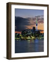 Skyline, Auckland, North Island, New Zealand, Pacific-Neale Clarke-Framed Photographic Print