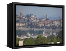 Skyline, Bergamo, Lombardy, Italy, Europe-Frank Fell-Framed Stretched Canvas